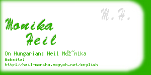 monika heil business card